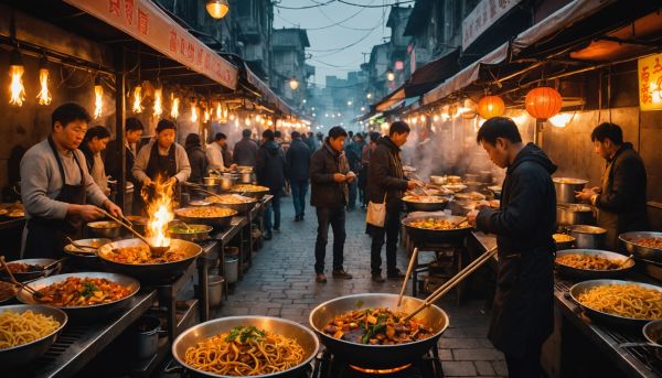 Repas économiques et bonne cuisine de rue