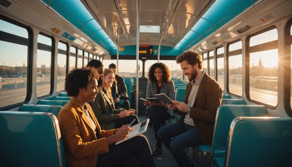 Voyages en bus, covoiturage et options économiques