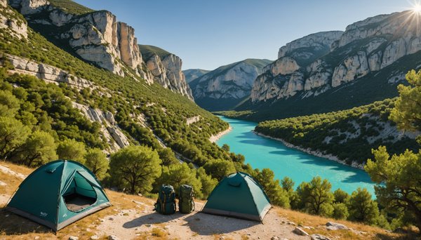 Camper dans le verdon : bien choisir son emplacement
